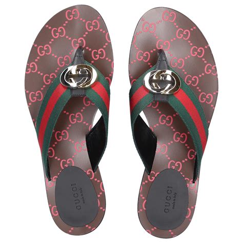 gucci green flip flops|gucci slides outlet.